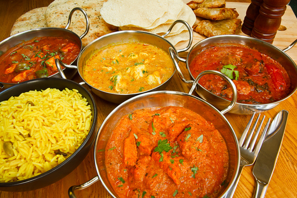 Indiase keuken buffet - Foto, afbeelding