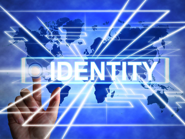 Přístup identity znamená ověřování a ověřování totožnosti -  - Fotografie, Obrázek
