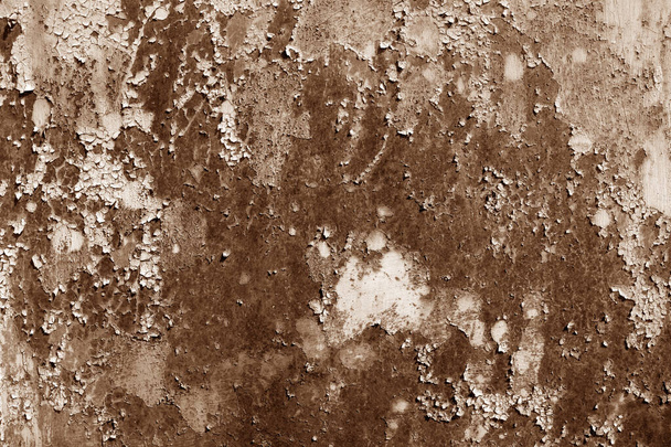 Grungy superfície da parede de metal enferrujado em tom marrom
. - Foto, Imagem