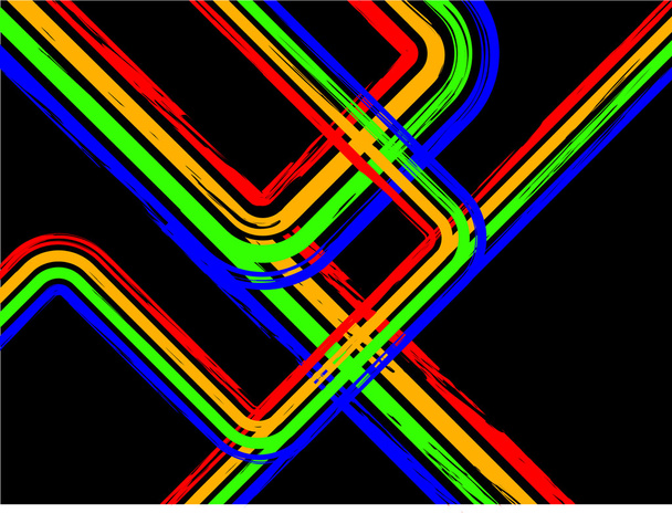 ein Grunge Retro-Linien Vektorhintergrund - Vektor, Bild