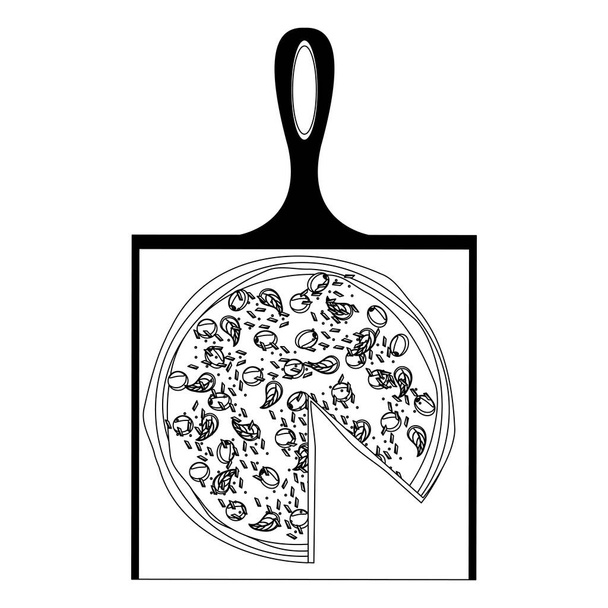 design de pizza italiana
 - Vetor, Imagem