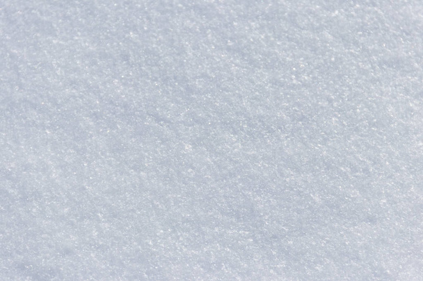 Texture of the white snow. Winter background - Photo, Image