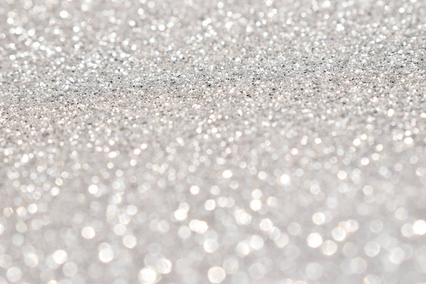 Silber glitter abstrakter Hintergrund - Foto, Bild