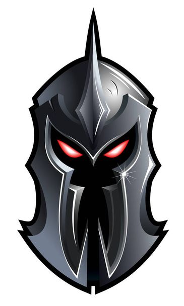 Head of Dark Lord, ancient King of darkness, vector illustration - Vector, Image