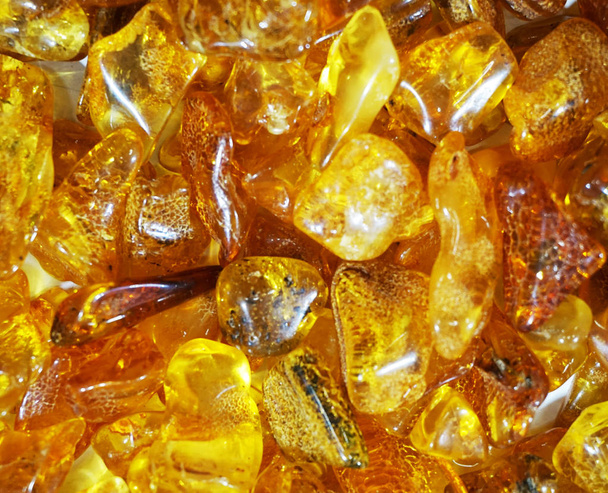 Amber minerale textuur - Foto, afbeelding