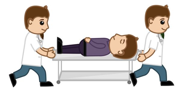 Emergency - Medical Cartoon Vector Character - Vector, Image