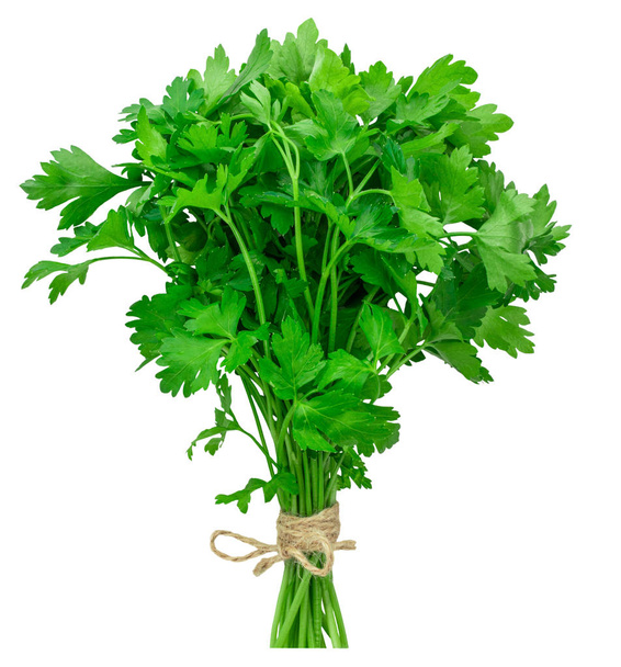 bunch fresh parsley isolated on white background - Photo, Image