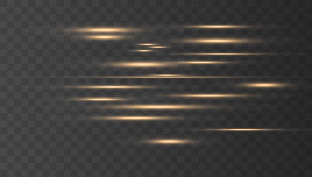 Light and stripes moving fast - Vector, Image