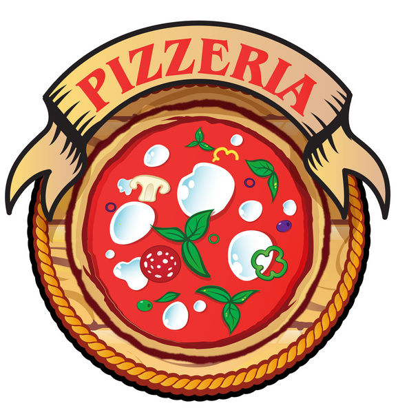 icono de pizzería
 - Vector, Imagen