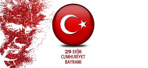 29 oktober Dag van de Republiek Turkije  - Foto, afbeelding