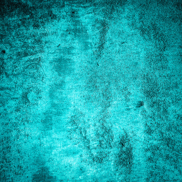 Turquoise grunge background or texture - Foto, Imagen