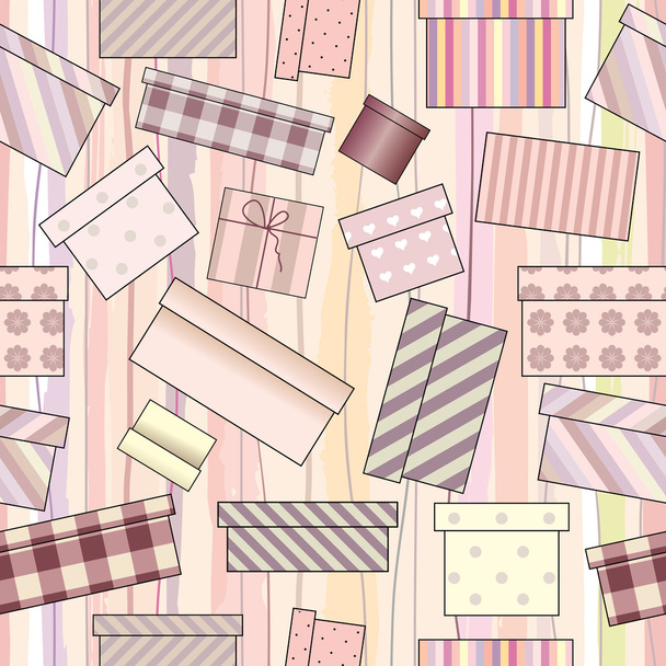 Presents pattern - Vector, Image