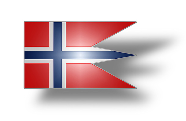 ノルウェーの州および戦争の旗 (私は様式化されました。). - 写真・画像