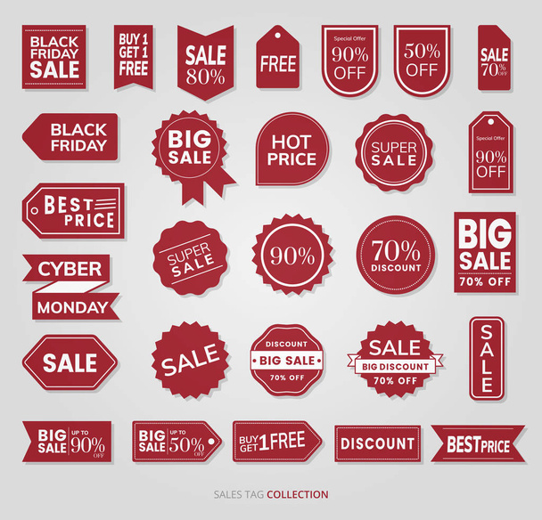 Price sales tag vector set - Vector, Image