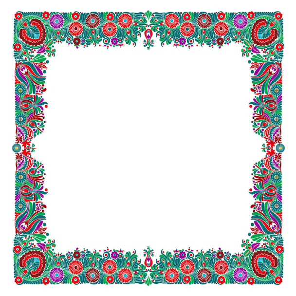 Hungarian frame - Vector, imagen