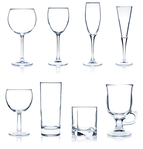 cocktailglas collectie - Foto, afbeelding
