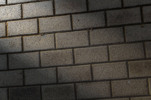 Decorative beige brickwork - Photo, image