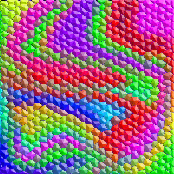 kabartma, geometrik, varicolored, hacim, Mozaik, arka plan rengi - Fotoğraf, Görsel