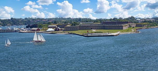 Fort Adams Newportban, Rhode Islanden - Fotó, kép