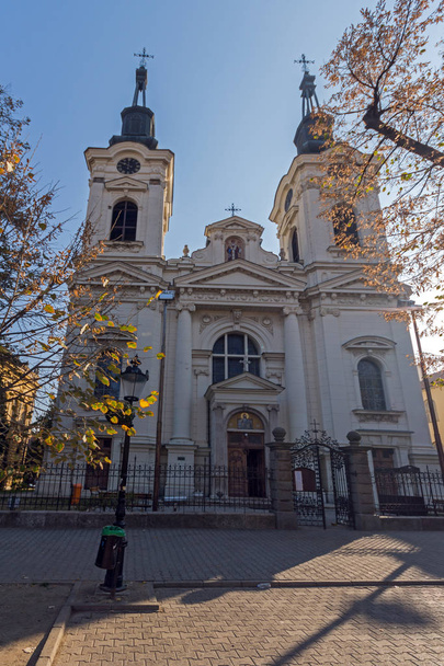 Orthodox St. Nicholas Cathedral in town of Srijemski Karlovci, S - Valokuva, kuva