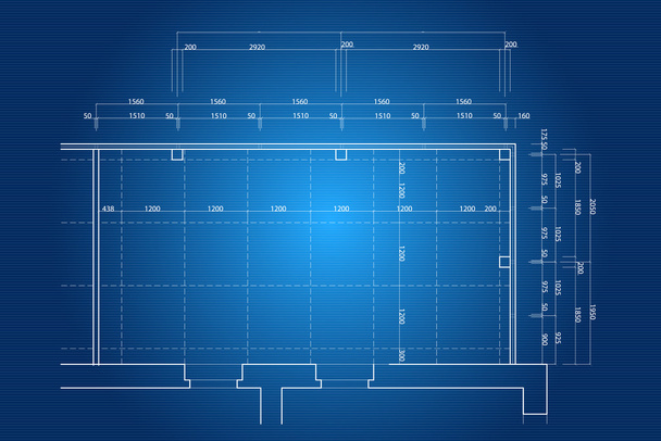 Blueprint background - Vector, Image