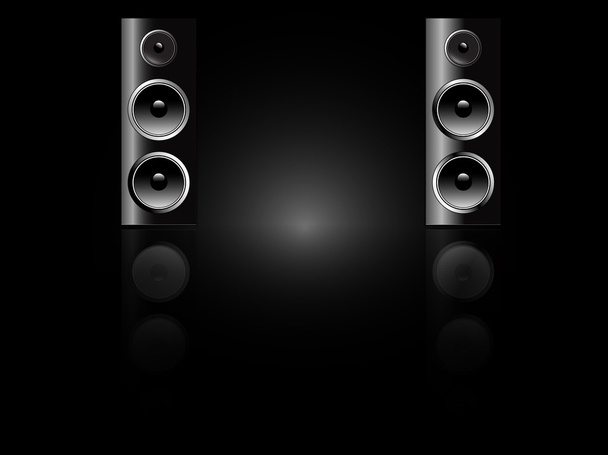 Recording studio speakers - Vector, Image