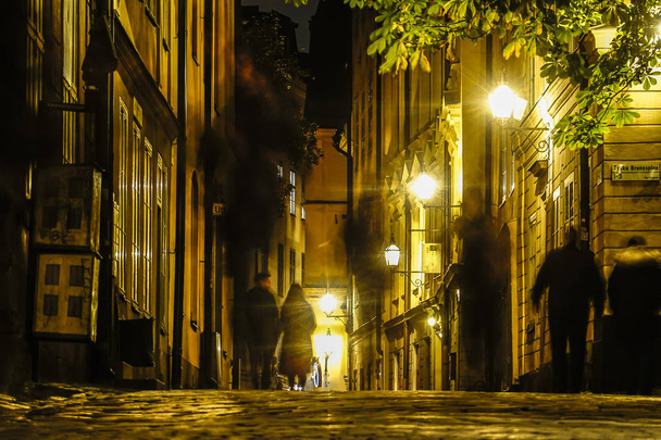 Stockholm, Svédország Svartmangatan on the Old Town vagy Gamla Stan - Fotó, kép