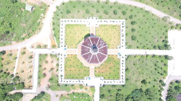 Bai dinh pagoda - Aerial view of Highest Buddhist temple in Asia - Photo, Image