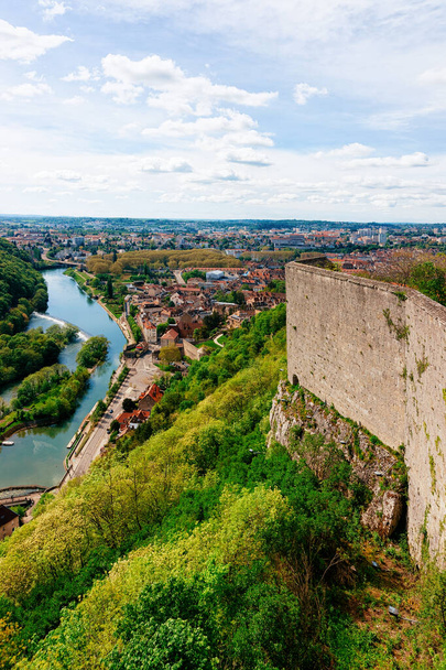 Citadel of Besancon and River Doubs in Bourgogne - Photo, Image
