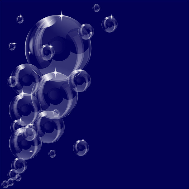 pozadí transparentní mýdlová bublina - Vektor, obrázek