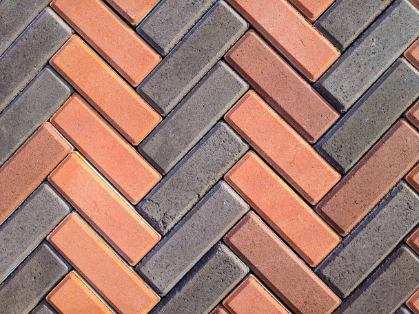 colored bricks. brick wall texture. - Foto, Imagen