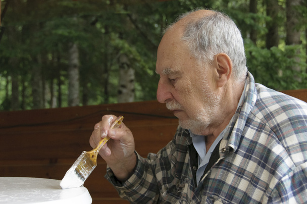 профіль картини літнього старшого чоловіка
 - Фото, зображення
