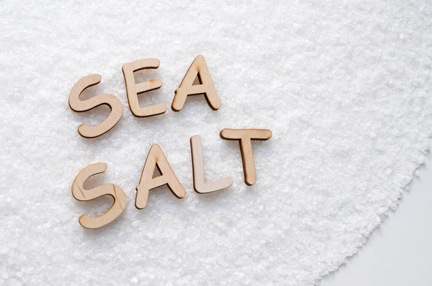 sea salt texture - Foto, afbeelding