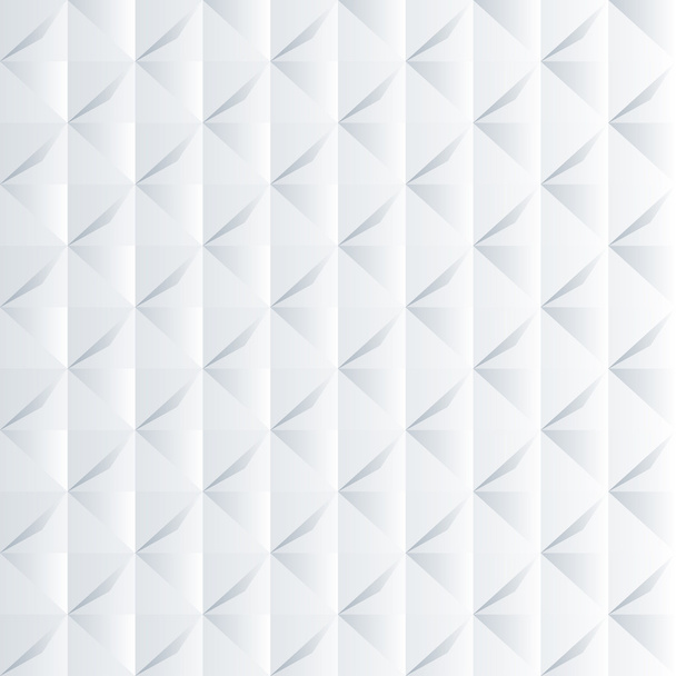 abstrakter Hintergrund Vektor nahtlose geometrische weiße 3D-Design - Vektor, Bild