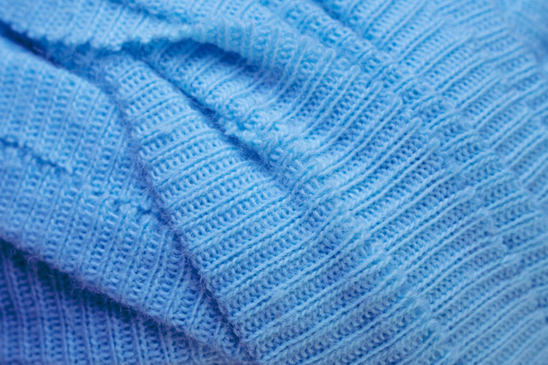 blue fabric close-up - Valokuva, kuva