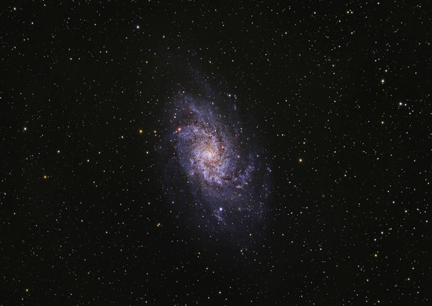 Nebulosa scura LDN988 con telescopio e macchina fotografica scientifica - Foto, immagini