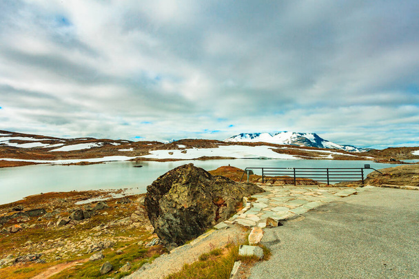 Mountains landscape. Norwegian route Sognefjellet - Foto, imagen