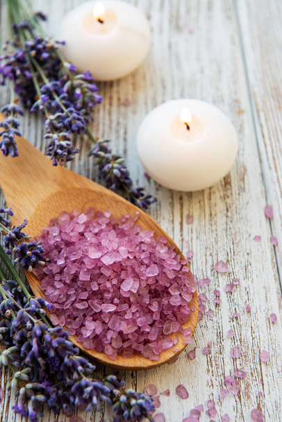 Lavender spa products - Fotografie, Obrázek