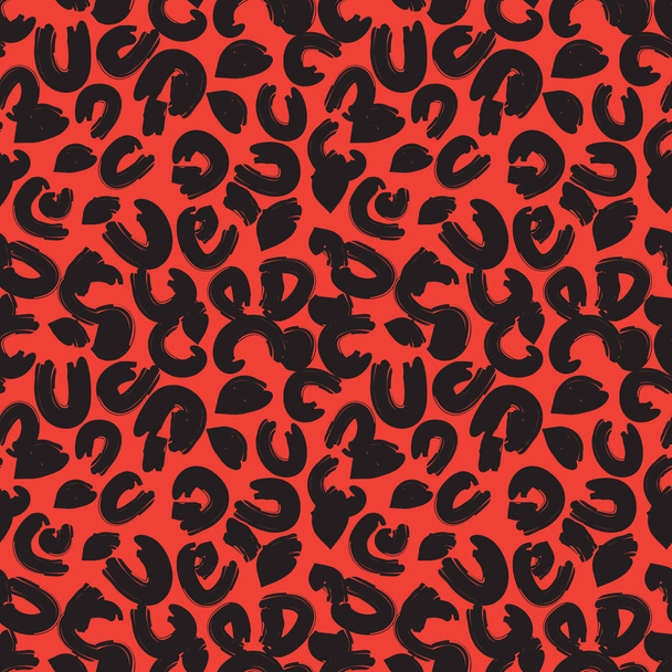Colorido clásico moderno animal / leopardo pinceladas de cepillo fondo de impresión sin costura en vectores - Adecuado para medios tanto en línea / físicos, tales como recursos del sitio web, gráficos, diseños de impresión, textiles de moda y etc.
. - Vector, imagen