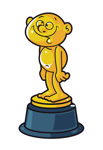 Golden Dumb Award statuetta personaggio dei cartoni animati
 - Vettoriali, immagini