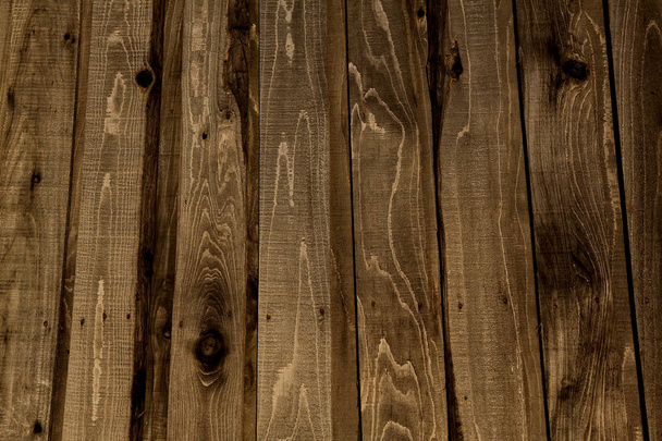 Dark wooden texture. Wood brown texture. Background old panels. Retro wooden table. Rustic background. Vintage colored surface. - Photo, image