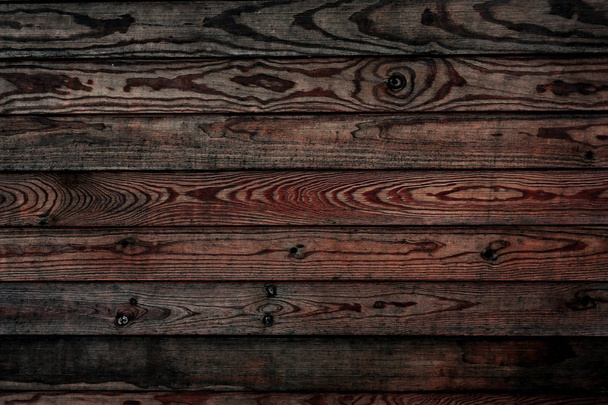 Dark wooden texture. Wood brown texture. Background old panels. Retro wooden table. Rustic background. Vintage colored surface. - Foto, Bild