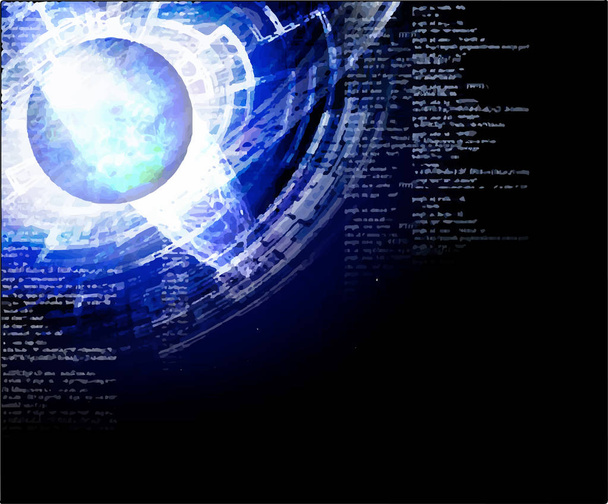 Ілюстрація яка зобразила кіберпростір
 - Вектор, зображення