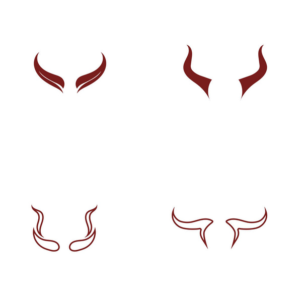 Devil horn Vector icon - Vector, Image
