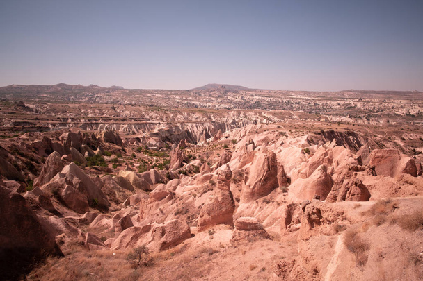 Valle de Kizilcukur en Capadocia, Turquía. El valle conocido como "Kizilcukur Vadisi" en turco
 - Foto, Imagen