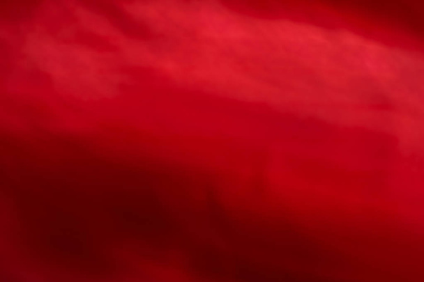 赤い抽象芸術の背景、シルクの質感とモティの波線 - 写真・画像