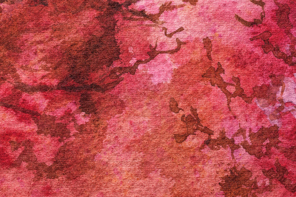 Arte abstracto fondo púrpura claro y color rosa. Acuarela pintura sobre lienzo
. - Foto, Imagen