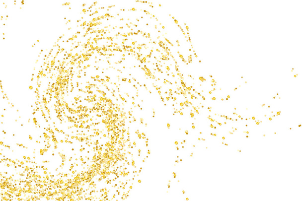 Confettis aux paillettes dorées - Vecteur, image