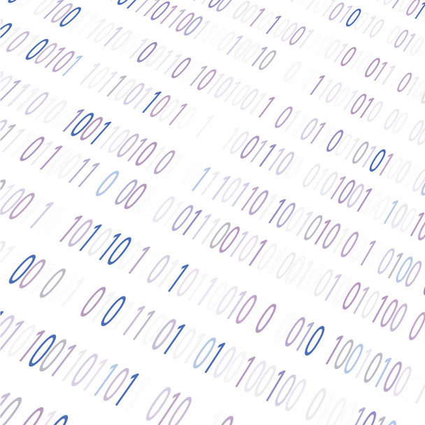 sfondo con codice binario  - Vettoriali, immagini