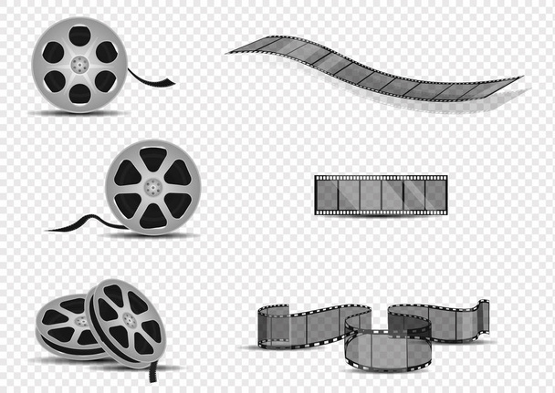 Conjunto de moldura de filme, ilustração vetorial
 - Vetor, Imagem